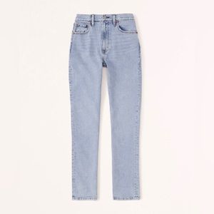 Abercrombie The 90s Slim Straight Ultra High Rise Jeans Curve Love, Size 2